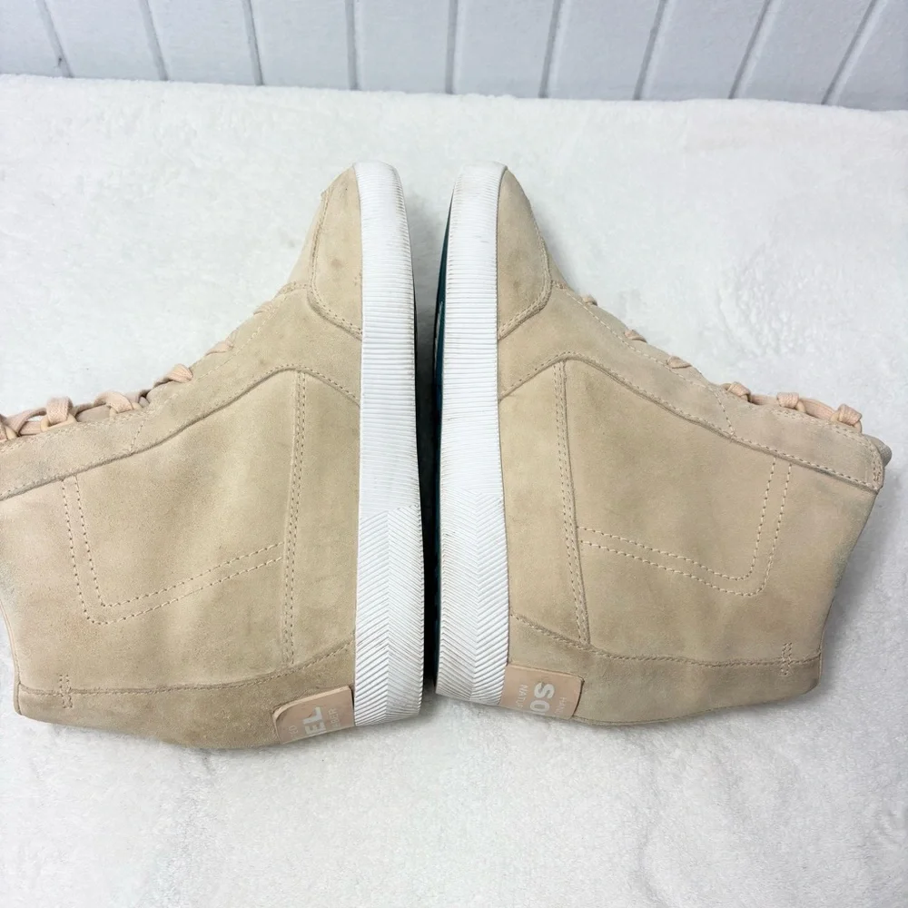 Sorel‎ Out N About Wedge Bootie Boots Beige NL4913-260 Waterproof Size 9.5